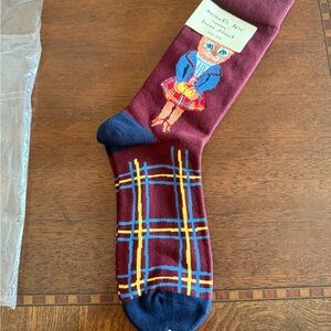 Nathalie lete cat argyle socks